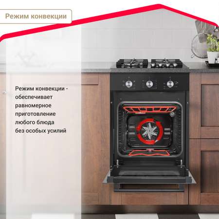 Электрический духовой шкаф Simfer Simfer черный