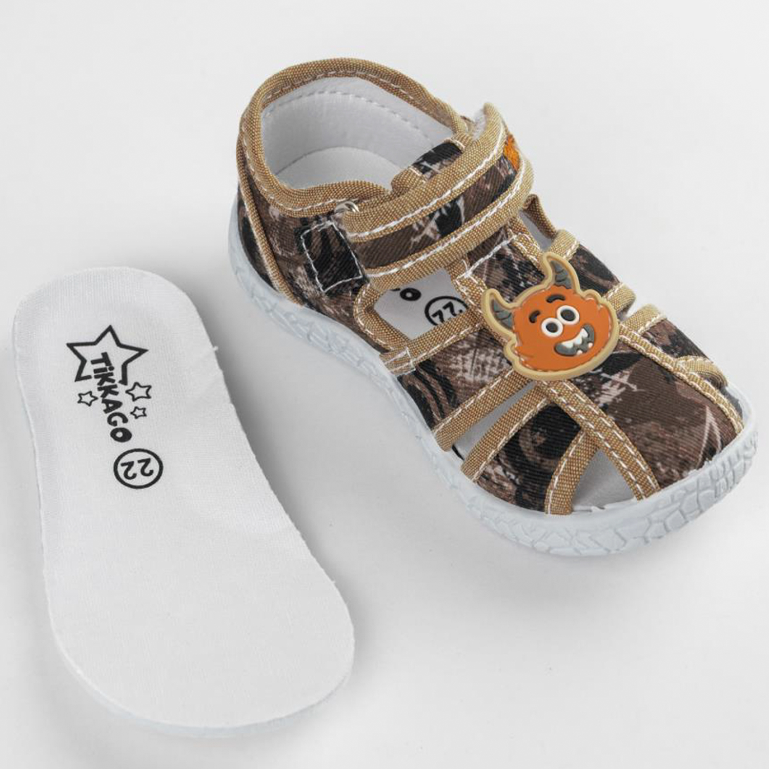 Сандалии TikkaGo 7T17_1507-4_brown-beige - фото 6