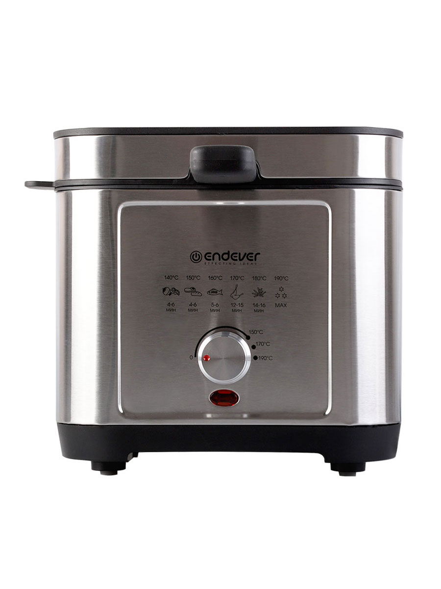 Фритюрница ENDEVER Skyline FR-113 2000 Вт 2.5 л нержавеющая сталь черный/стальной - фото 8