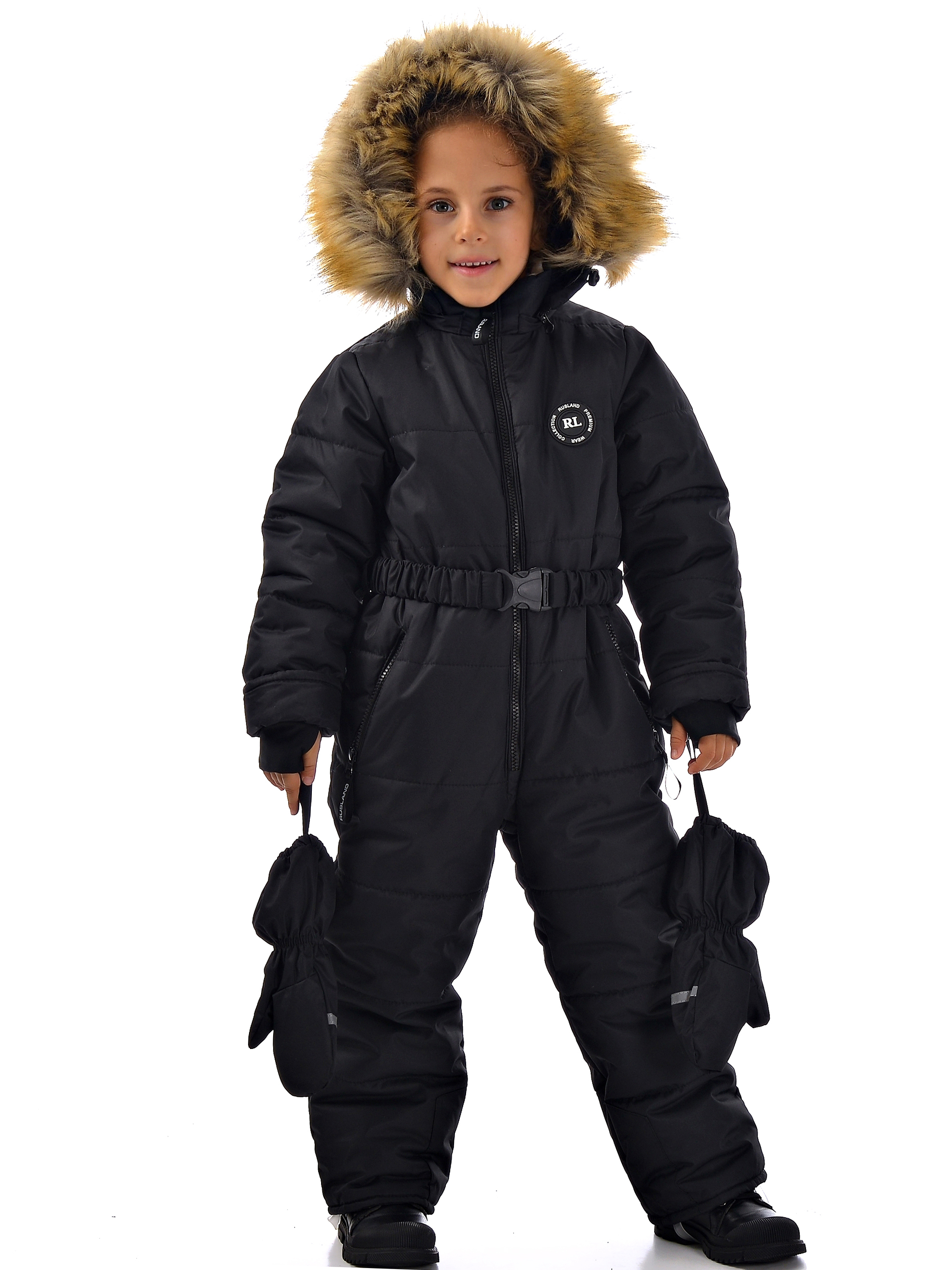 Комбинезон Rusland мз-комбинезон-31-22-глория-черный 116-140 - фото 5