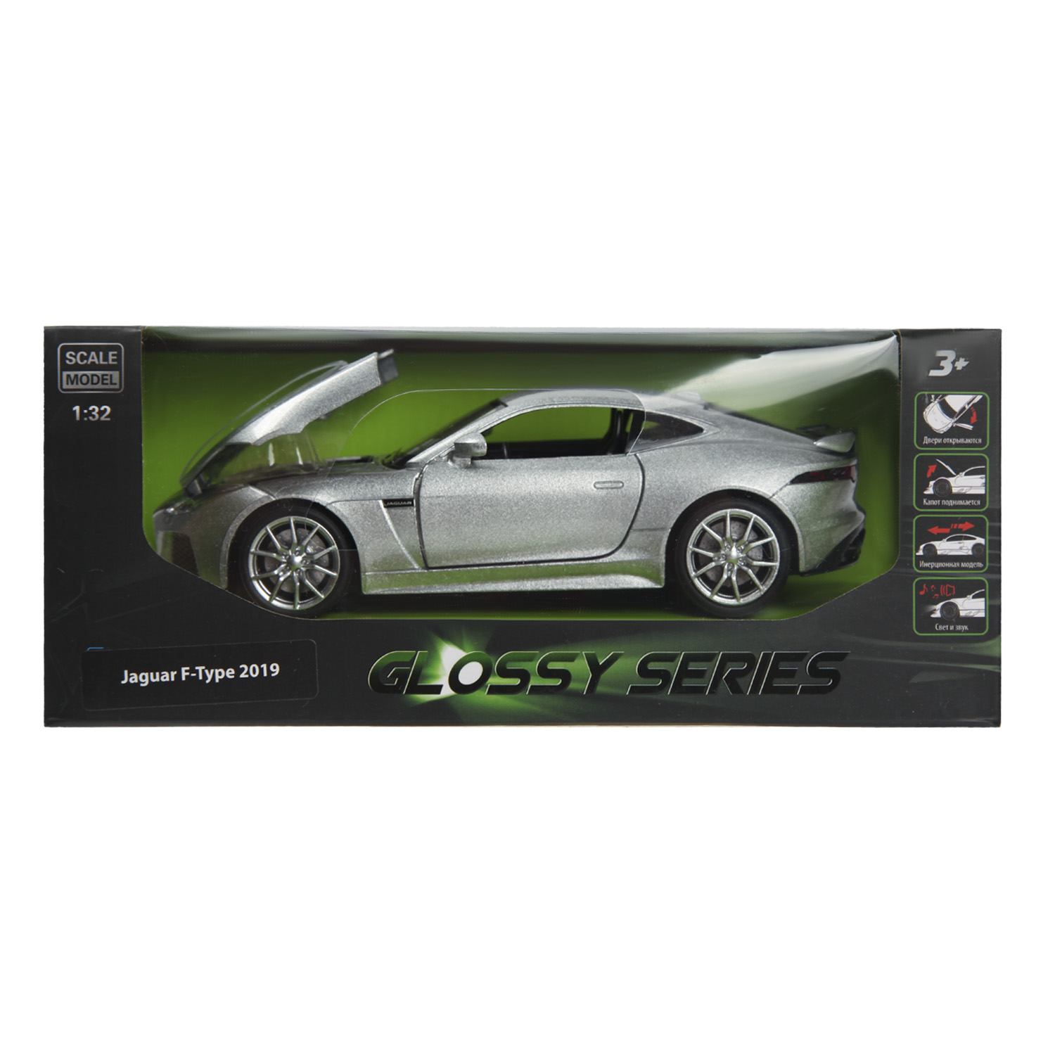 Автомобиль Mobicaro Jaguar F-Type 1:32 664991 - фото 2