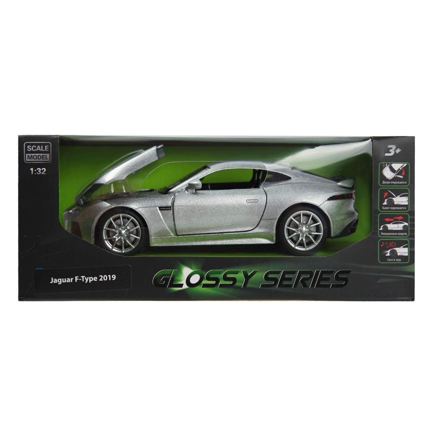 Автомобиль Mobicaro Jaguar F-Type 1:32 красный 664991 - фото 2