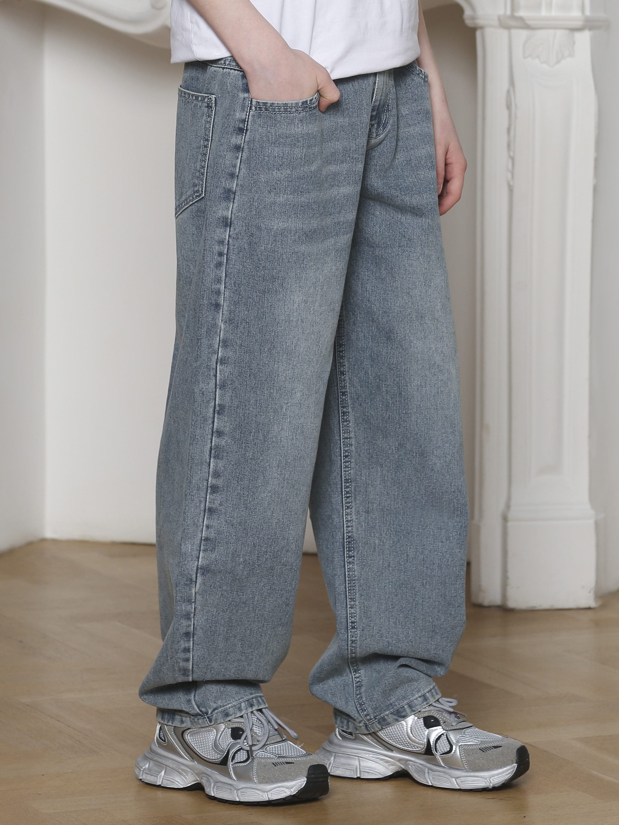 Джинсы-багги СИНИЙ МИР R171-IL - фото 14