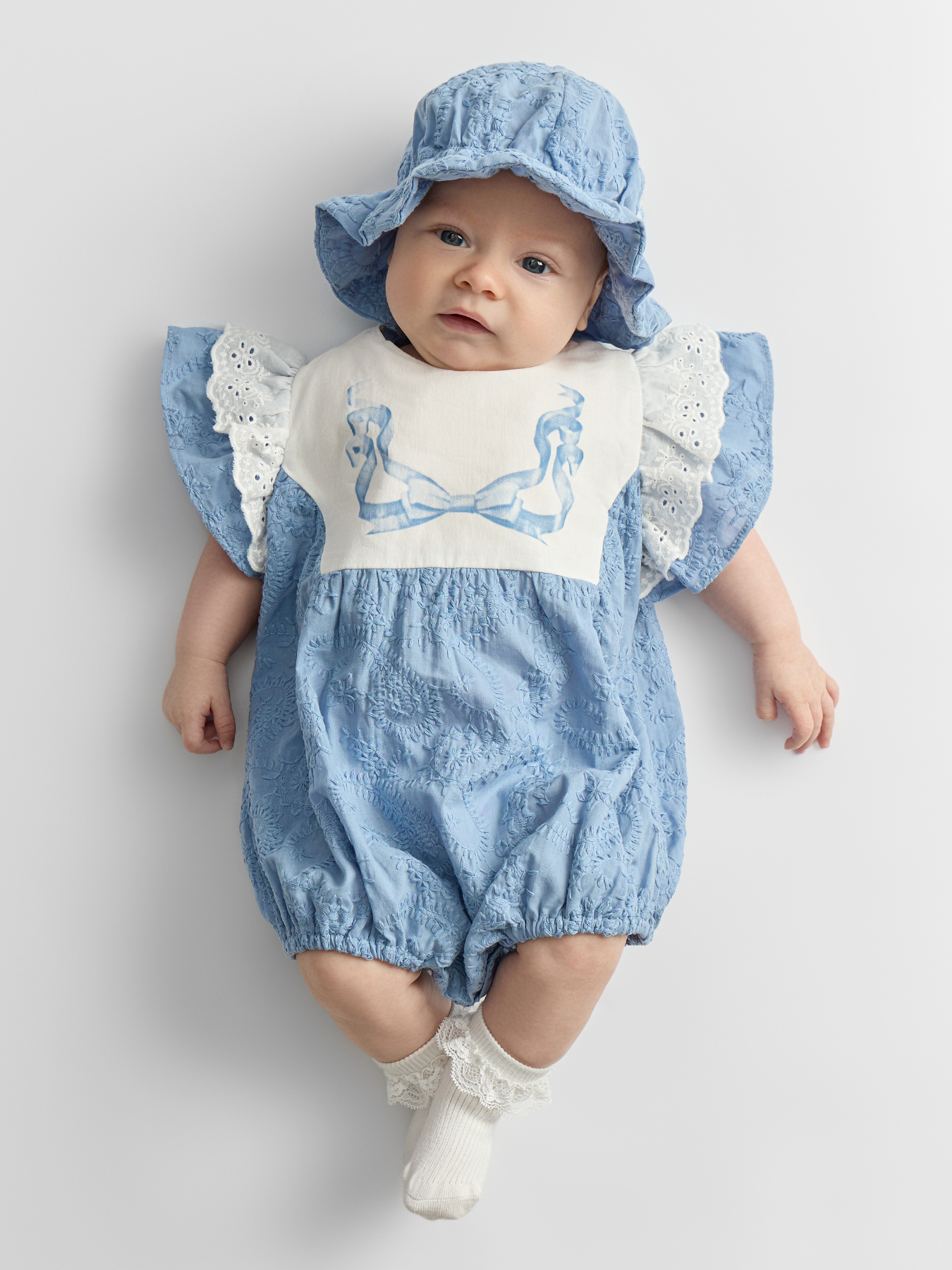 Песочник и панама Happy Baby 88672-0_blue - фото 1