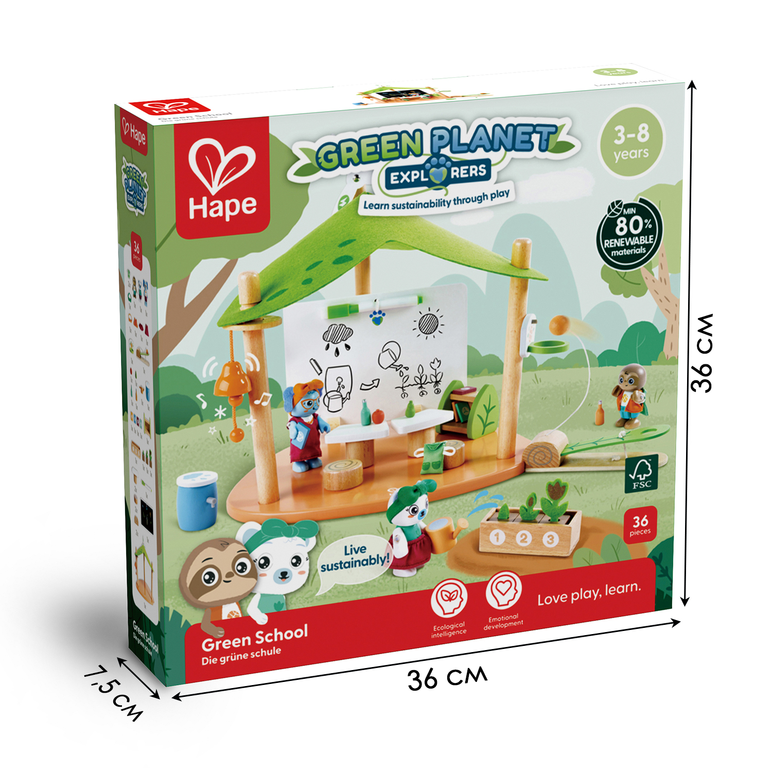 Игровой набор Hape Лесная школа - фото 8