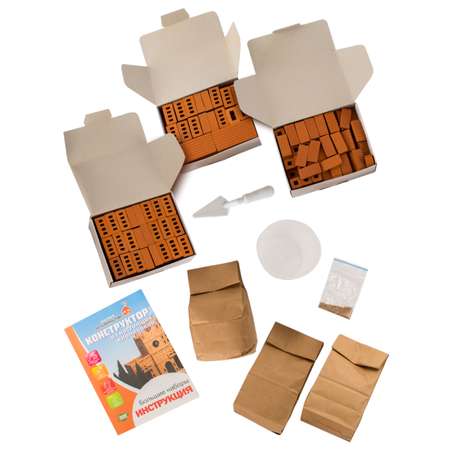 Конструктор BRICKMASTER из мини-блоков 288 дет.