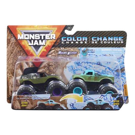 Автомобиль Monster Jam Mhw Warrior V Whiplash 1:64