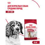 Корм ROYAL CANIN 4кг для пожилых собак средних размеров 11-25кг