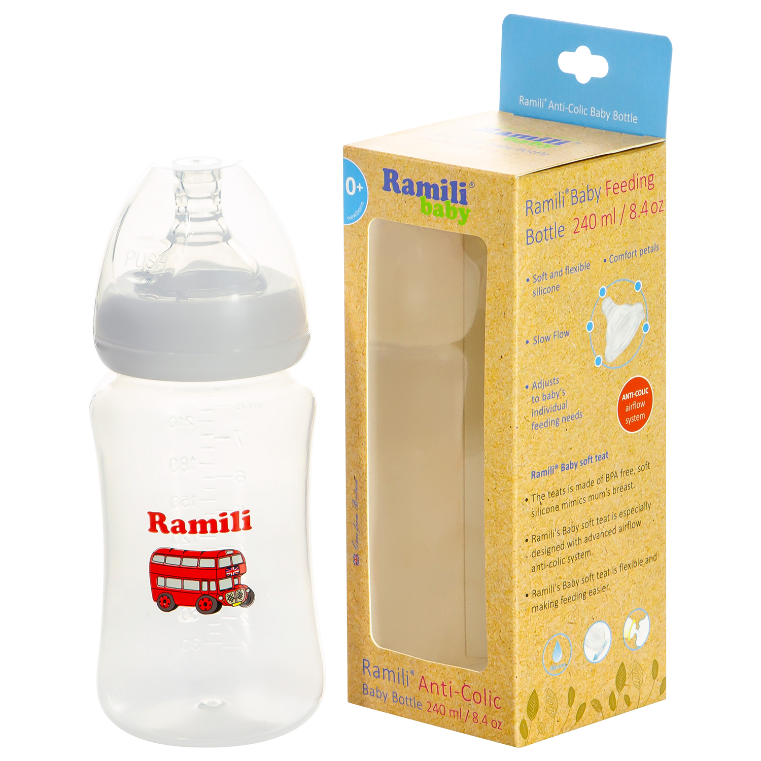 Бутылочка Ramili 240 мл - фото 6
