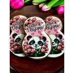 Пряники имбирные Art Sweets 8 марта бобер