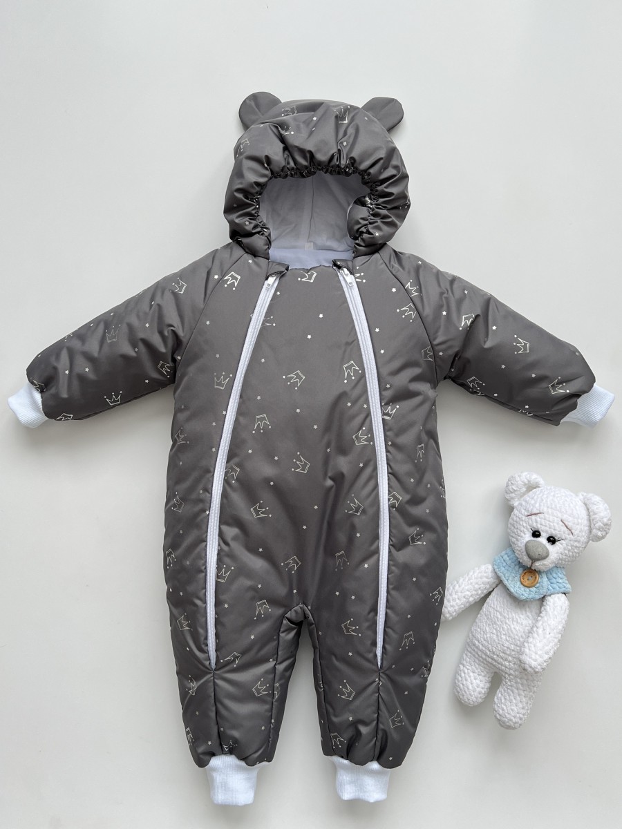 Комбинезон Rusland 77-23/серый - фото 1