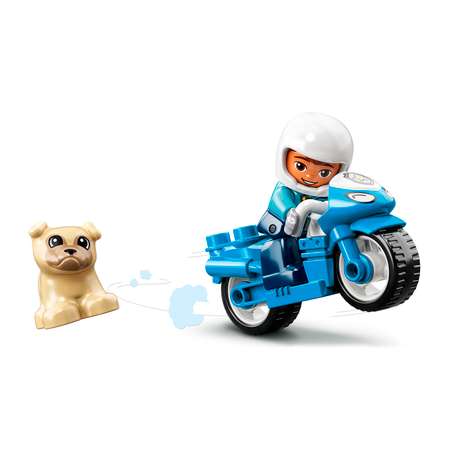 Конструктор LEGO DUPLO Полицейский мотоцикл
