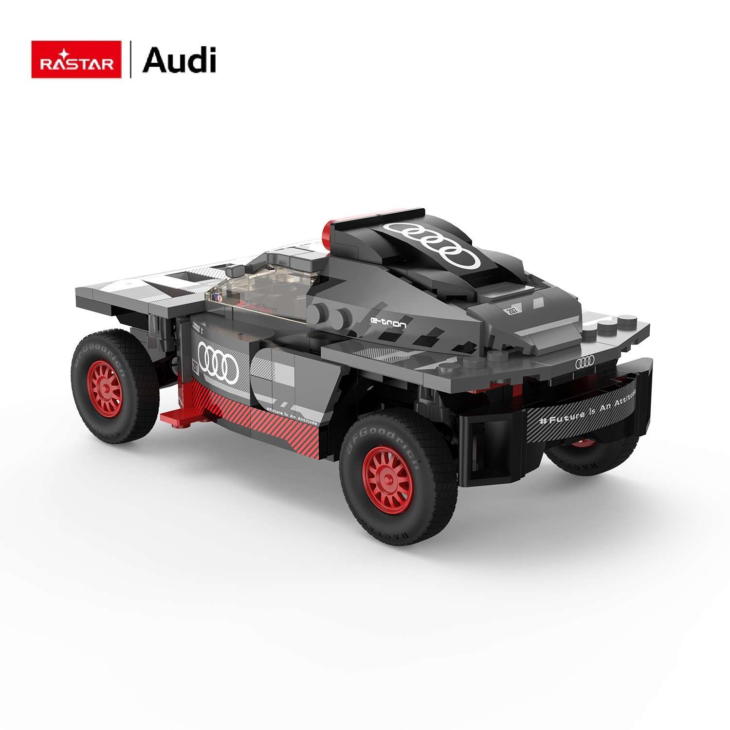 Конструктор Rastar Audi RS Q e-tron блочный - фото 5