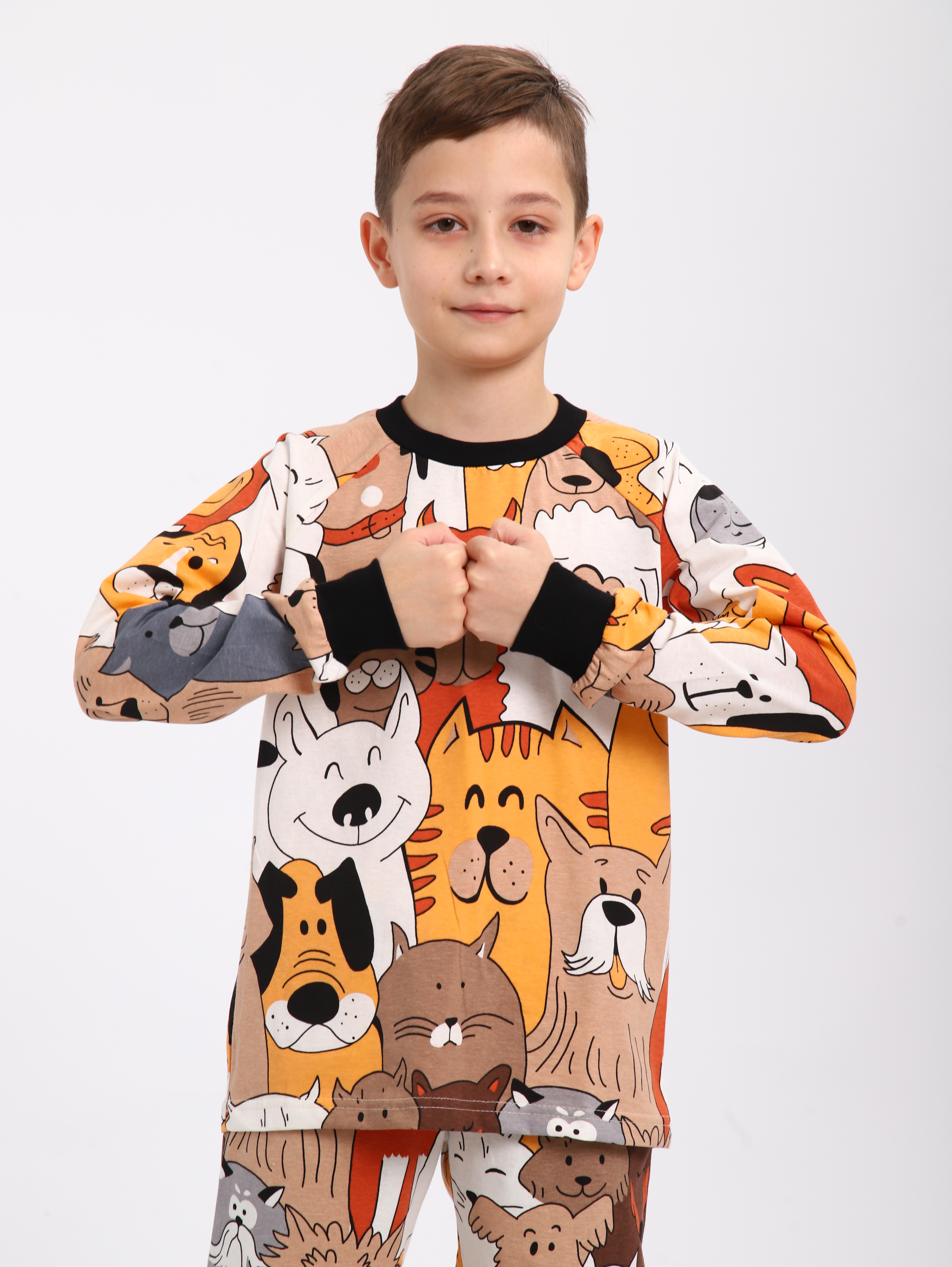 Пижама ЛАДОШКИ Пижама Вдохновение бежевый - фото 8