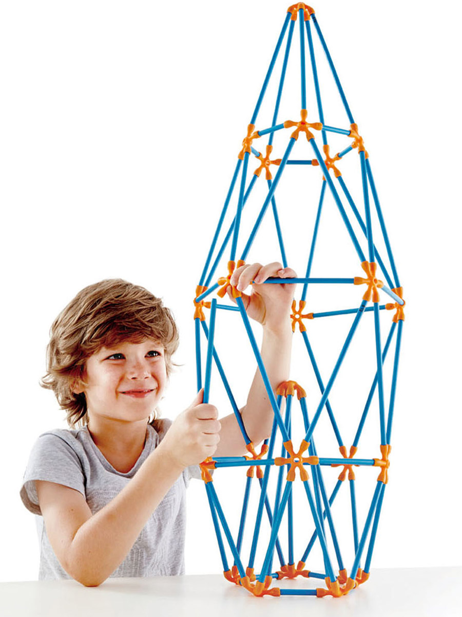 Конструктор Hape Башня кинетический 132 дет. - фото 3