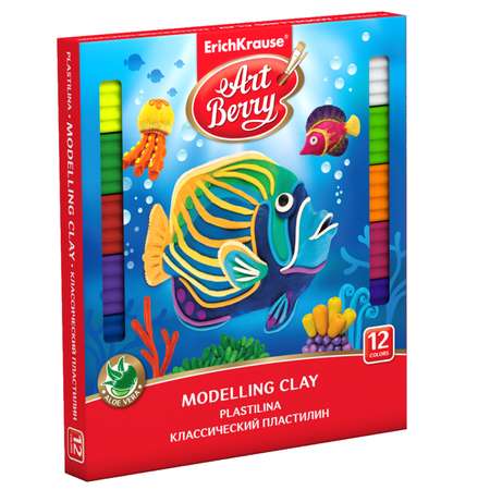 Пластилин ArtBerry 12 цв.