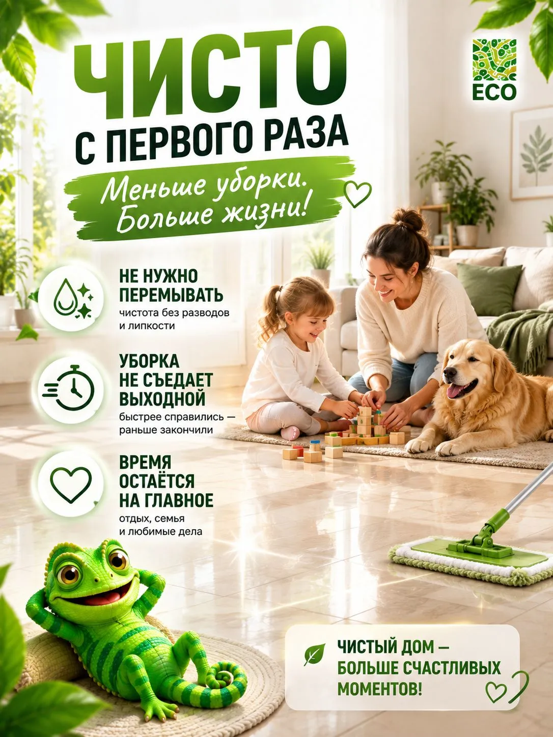Моющее средство Green Drago Лимон 5000 мл для пола и покрытий - фото 3