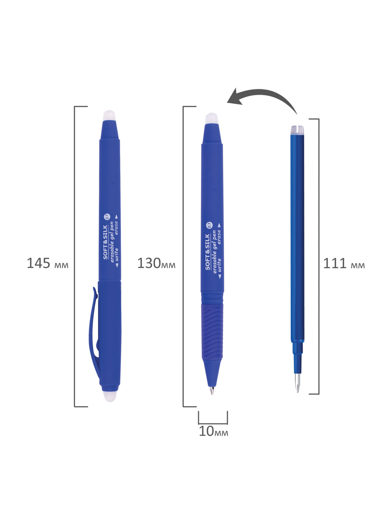 Ручка со стираемыми чернилами Brauberg 12 шт. - фото 16