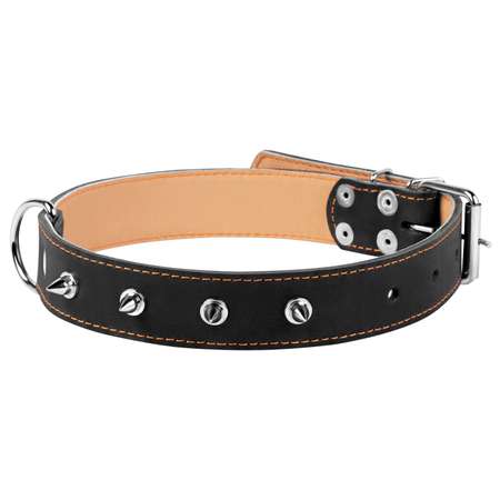 Ошейник для собак CoLLar средних пород двойной с шипами Черный 02421