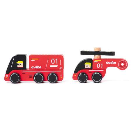 Игровой набор Cubika пожарные