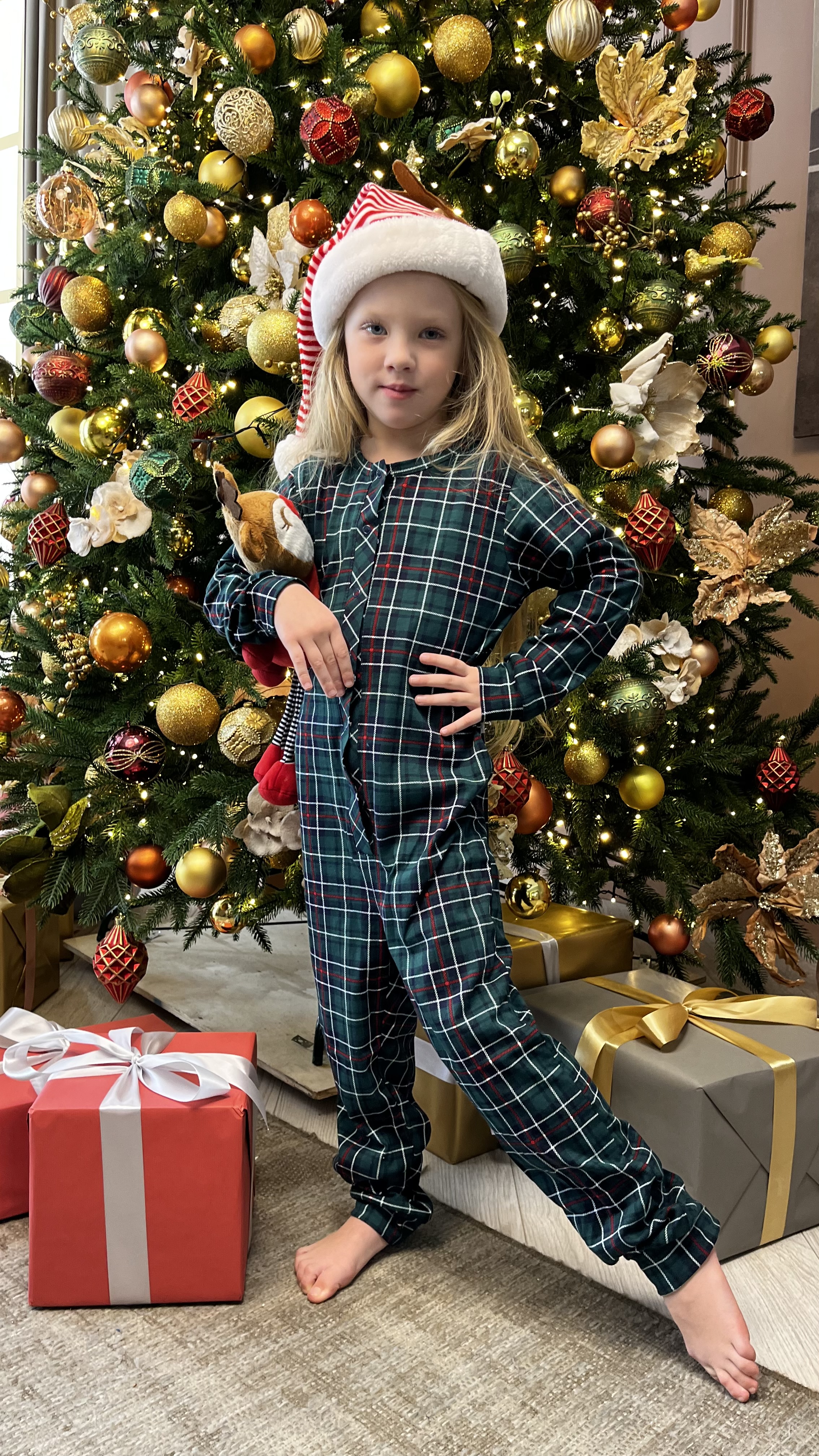 Пижама Веселый малыш 153/17/Клетка зел - фото 2