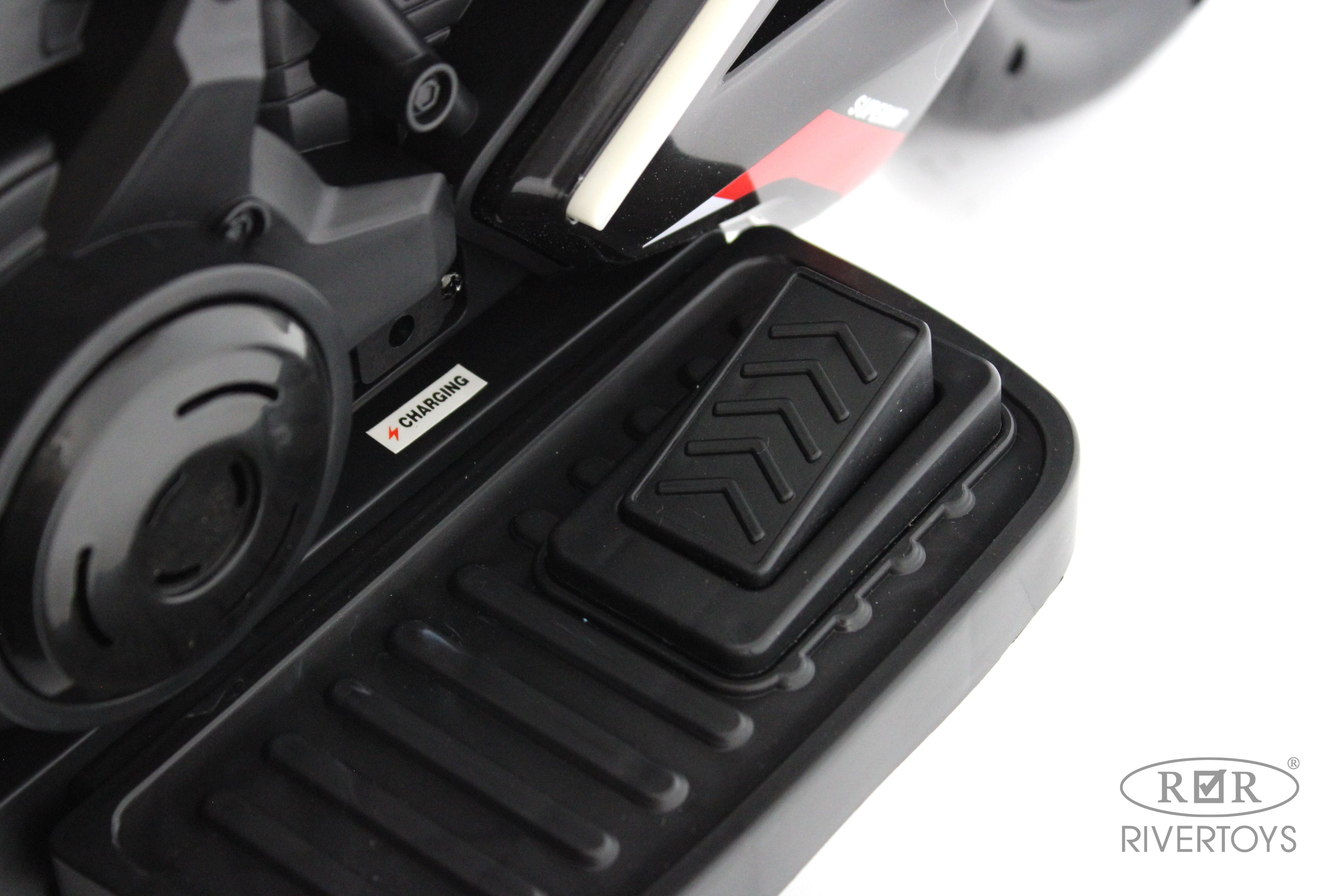 Электромобиль RIVERTOYS K002PX-A-BLACK - фото 6
