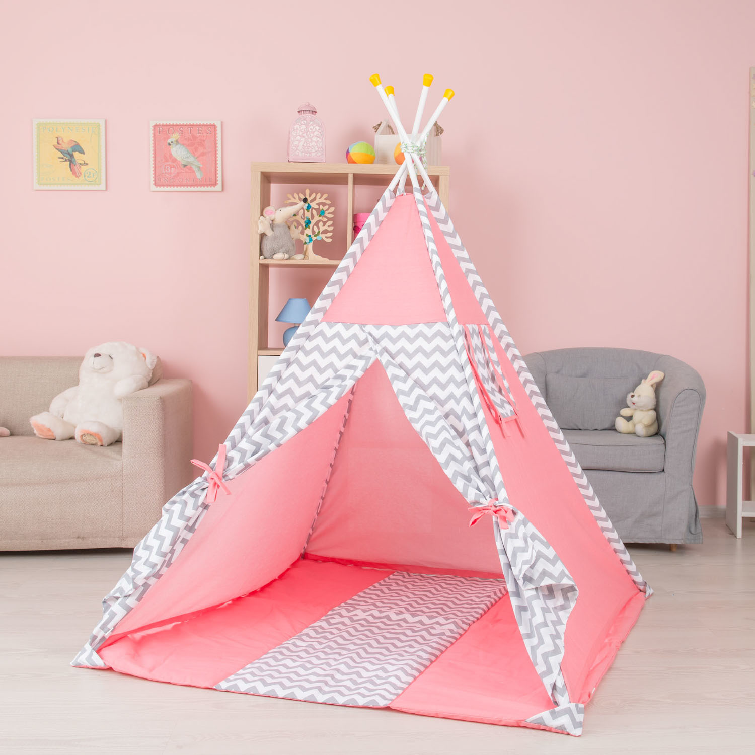 Палатка Polini kids Зигзаг - фото 6