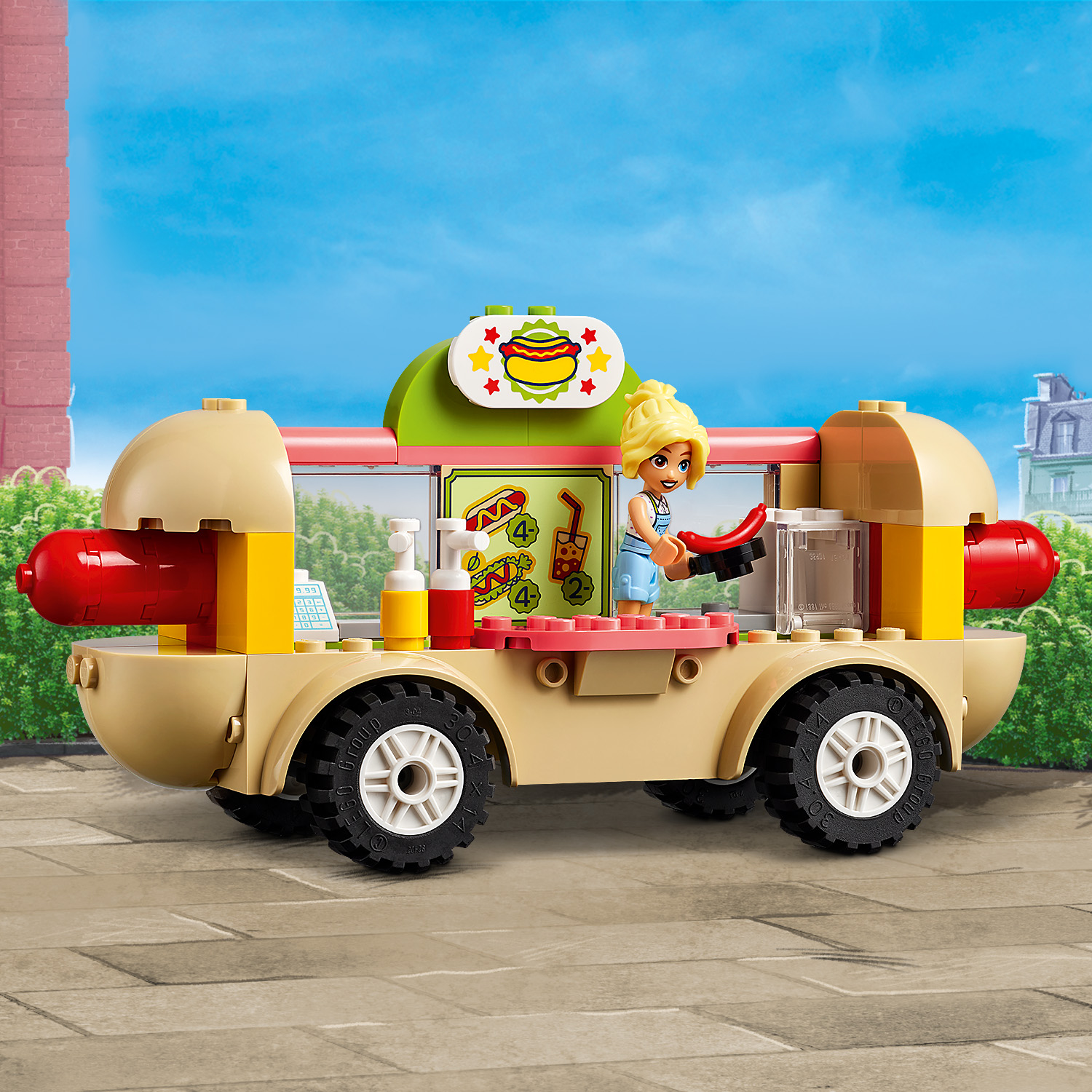 Конструктор LEGO Friends Грузовик для хот-догов 100 дет. - фото 5