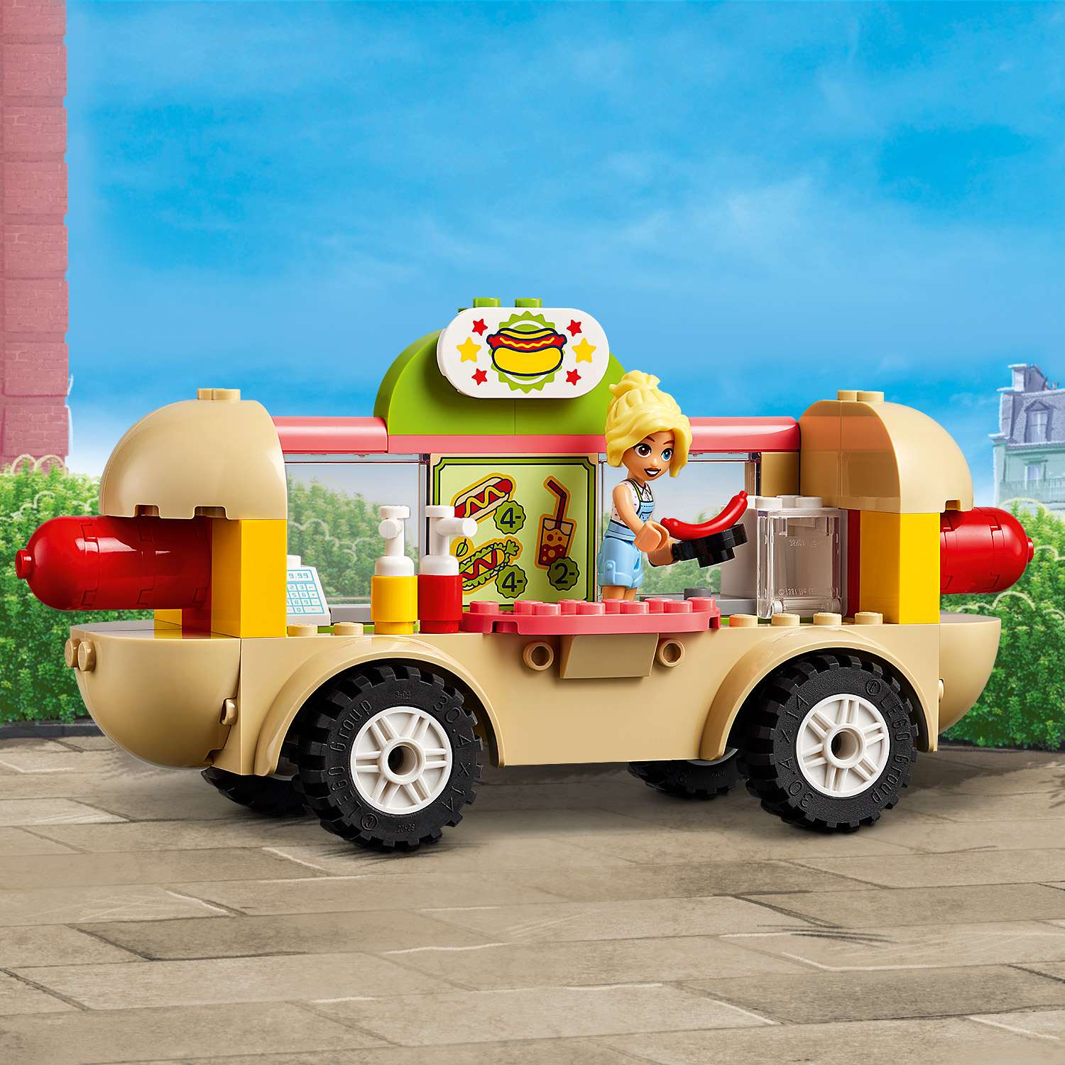 Конструктор LEGO Friends Грузовик для хот-догов 100 дет. - фото 5