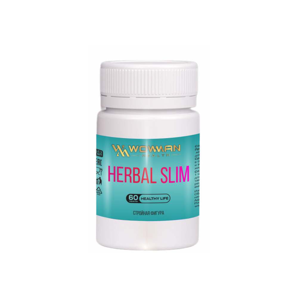 Травяной сбор WowMan WMAS1007 Herbal Slim для снижения веса и похудения на основе сбора трав - фото 1