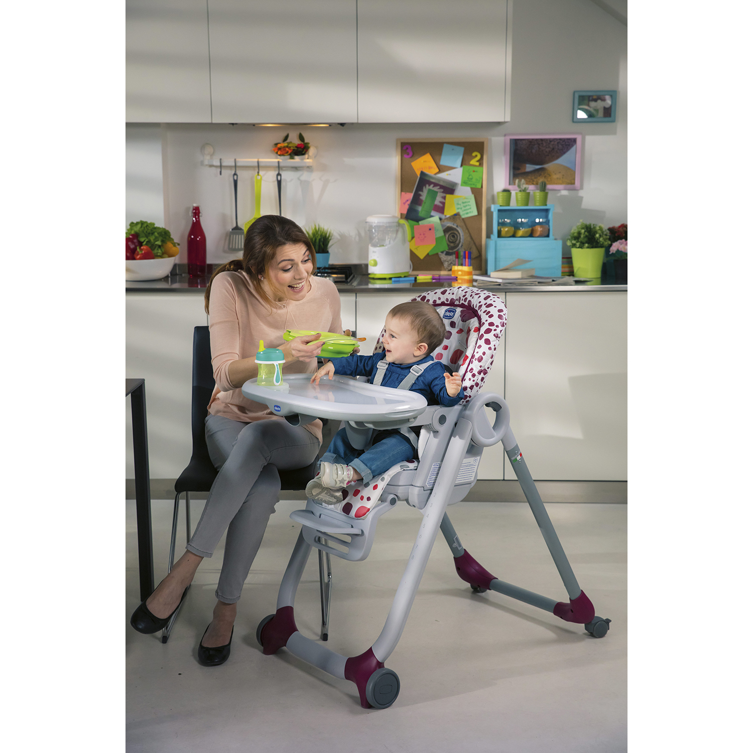 Стульчик для кормления Chicco Polly Progress трансформер - фото 31
