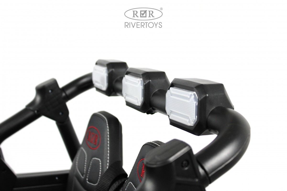 Электромобиль RIVERTOYS K777KK-LUX-BUGGY-BLACK С пультом ДУ - фото 8