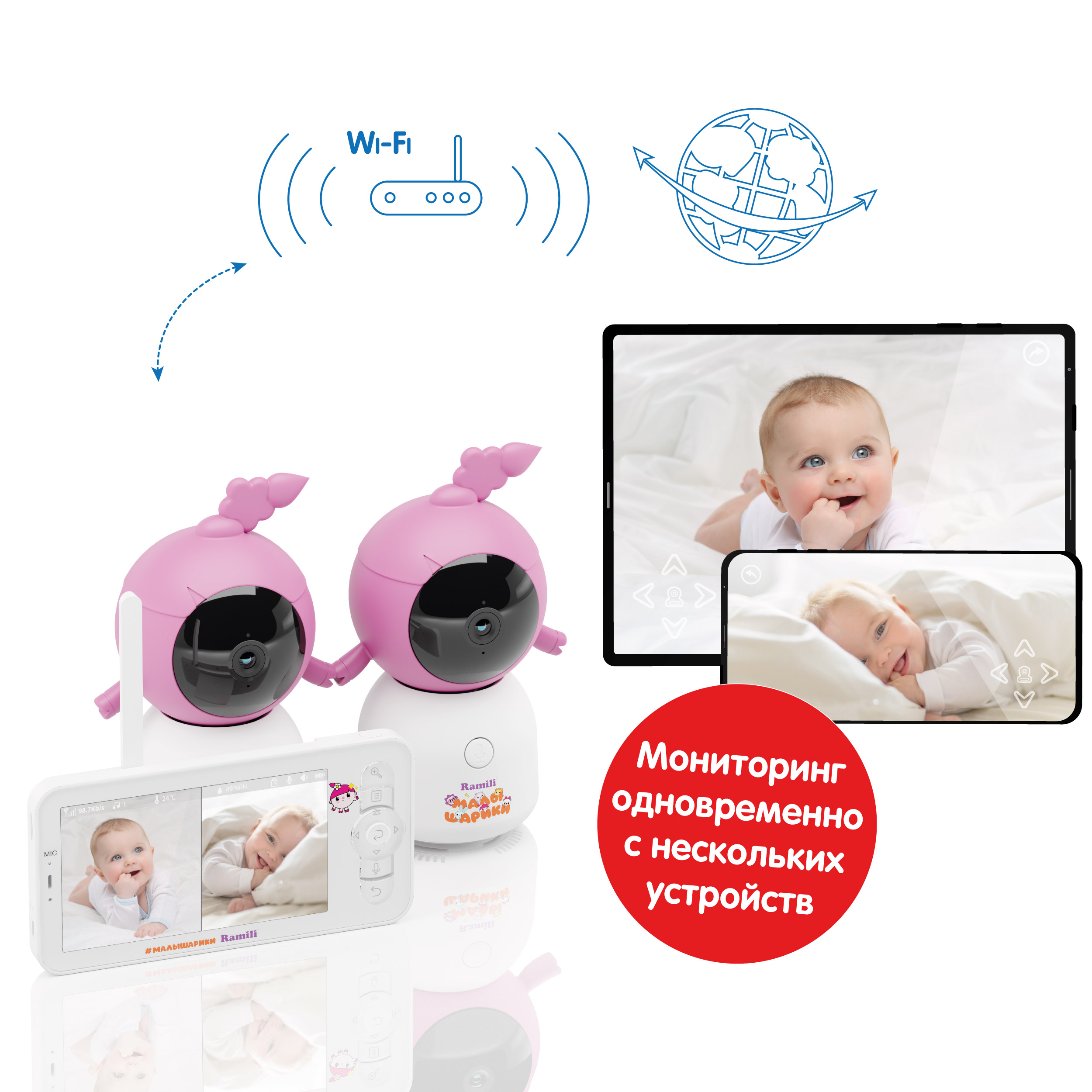 Видеоняня Ramili Малышарики Нюша - фото 4