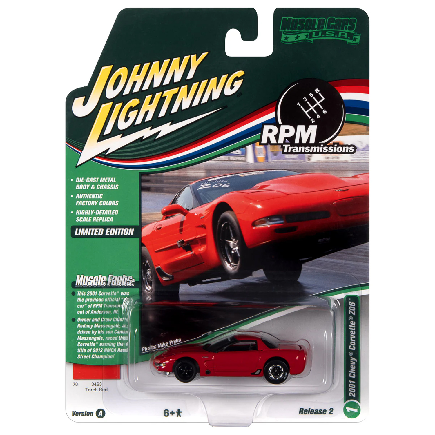 Автомобиль Johnny Lightning 1:64 JLMC030A-R2-N1 - фото 3