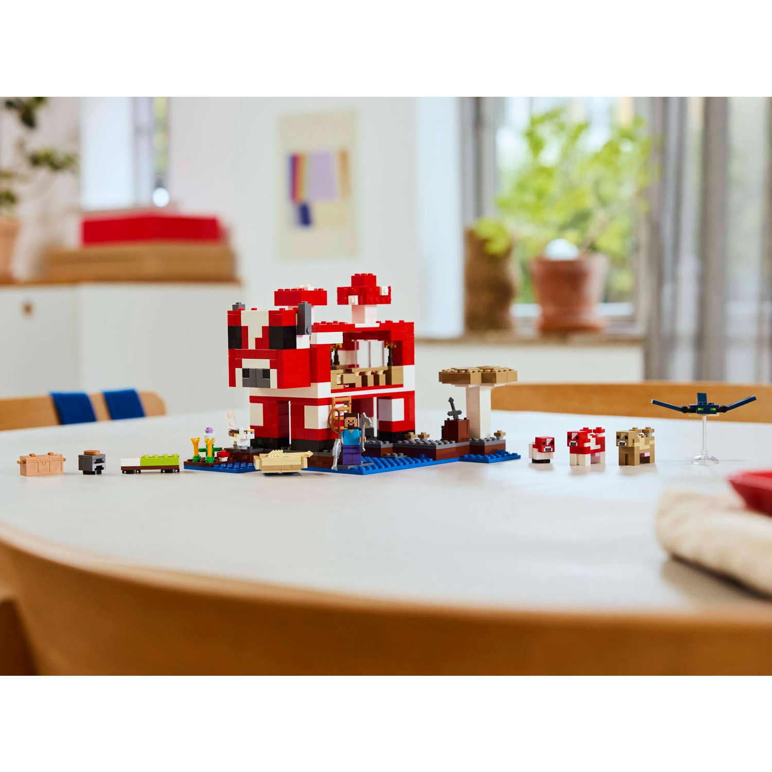 Конструктор LEGO Minecraft Грибной Дом 500 дет. - фото 8