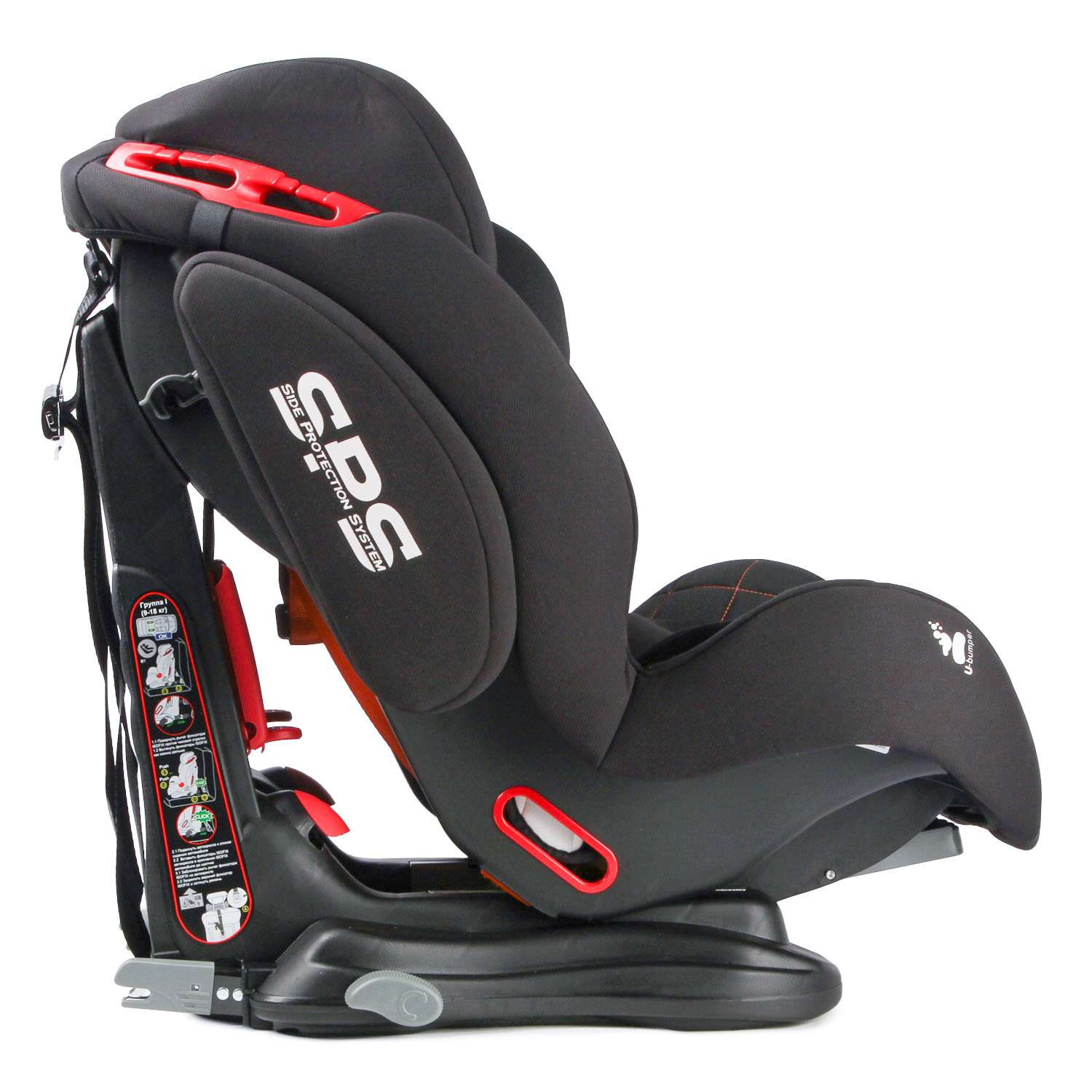 Автокресло Olsson Voyager Fix Black Sport Isofix 1/2/3 (9-36 кг) - фото 14