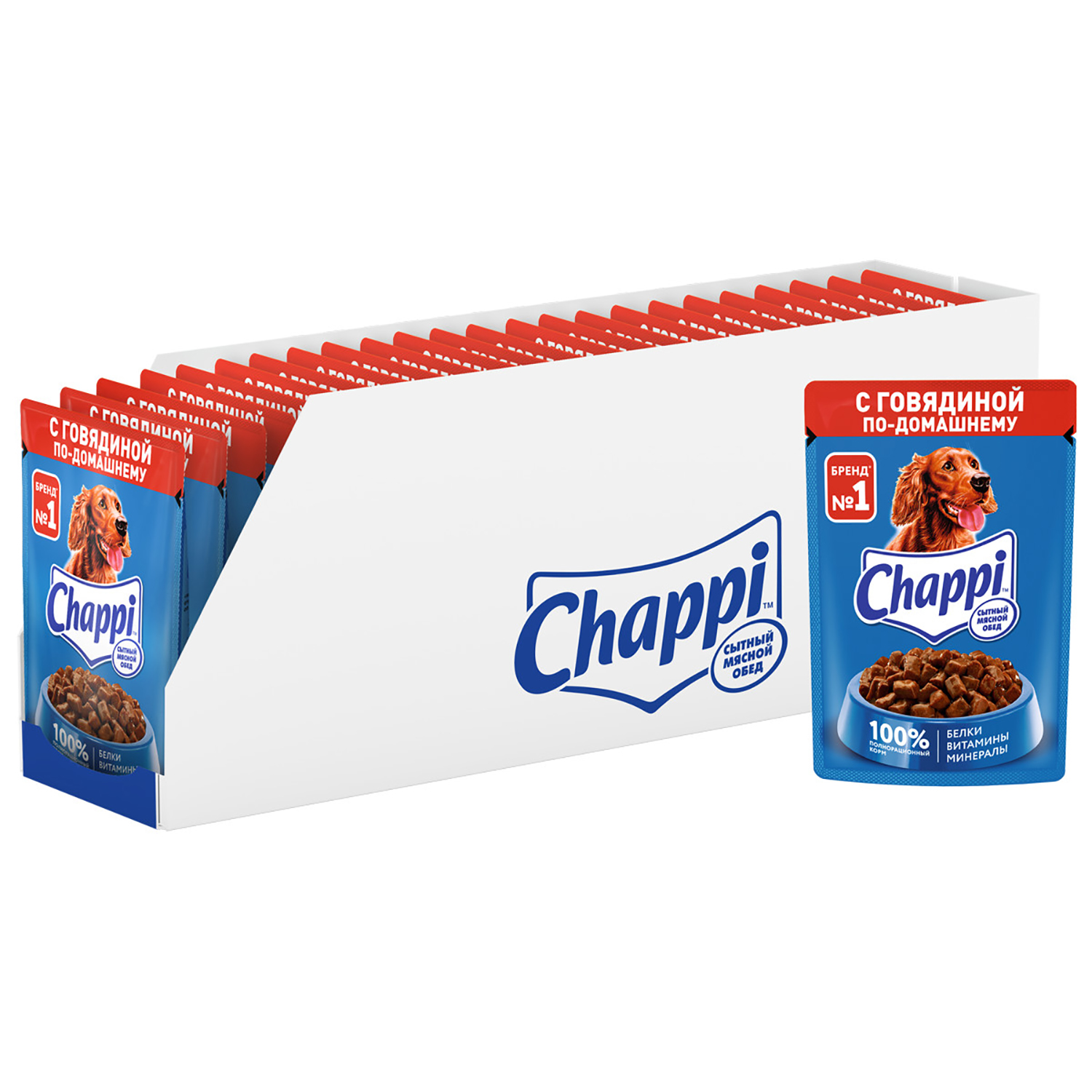 Корм для собак Chappi 85г говядина по-домашнему консервированный - фото 3