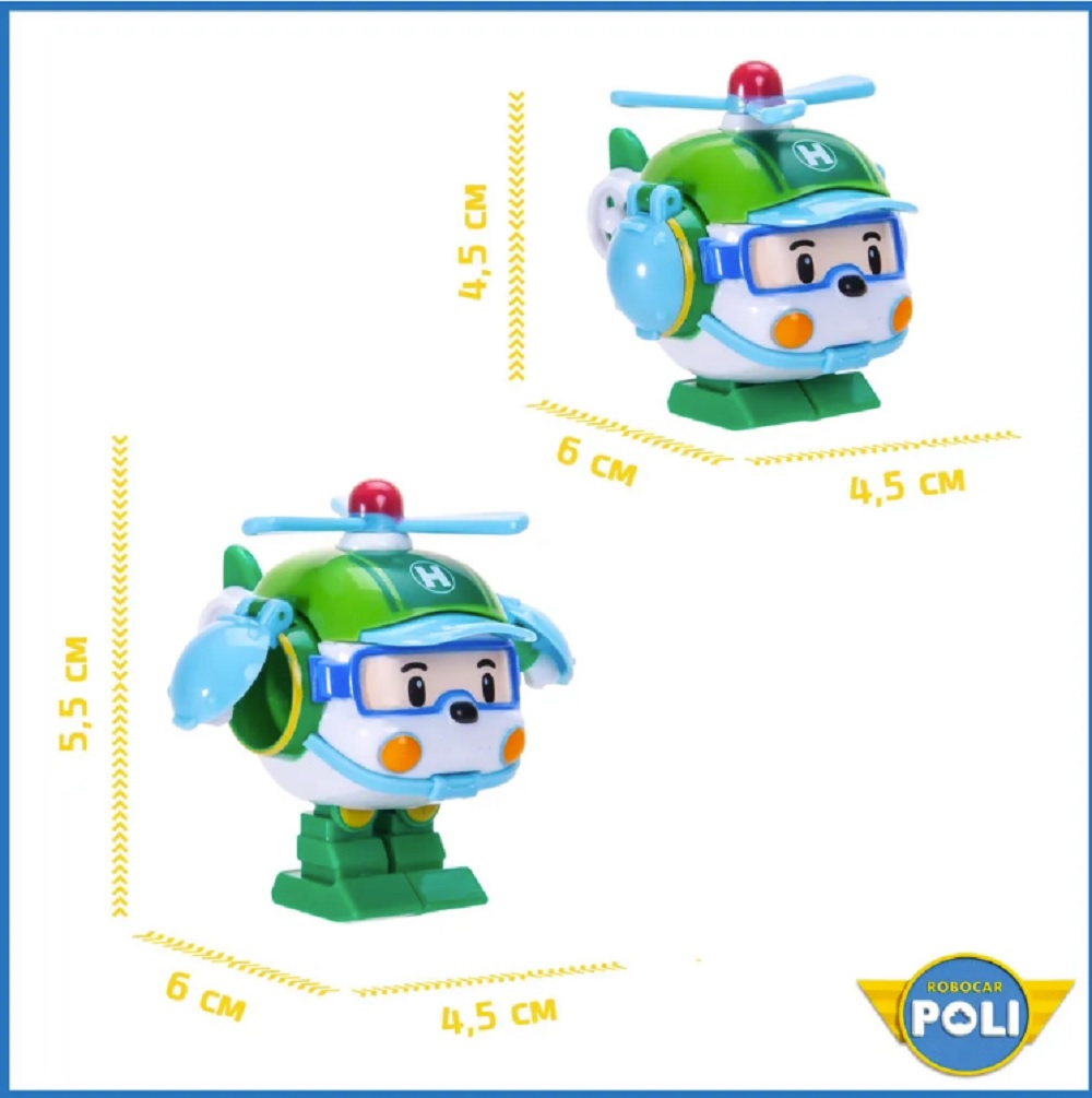 Фигурка ТОТОША Poli Robocar трансформер Хейли - фото 9