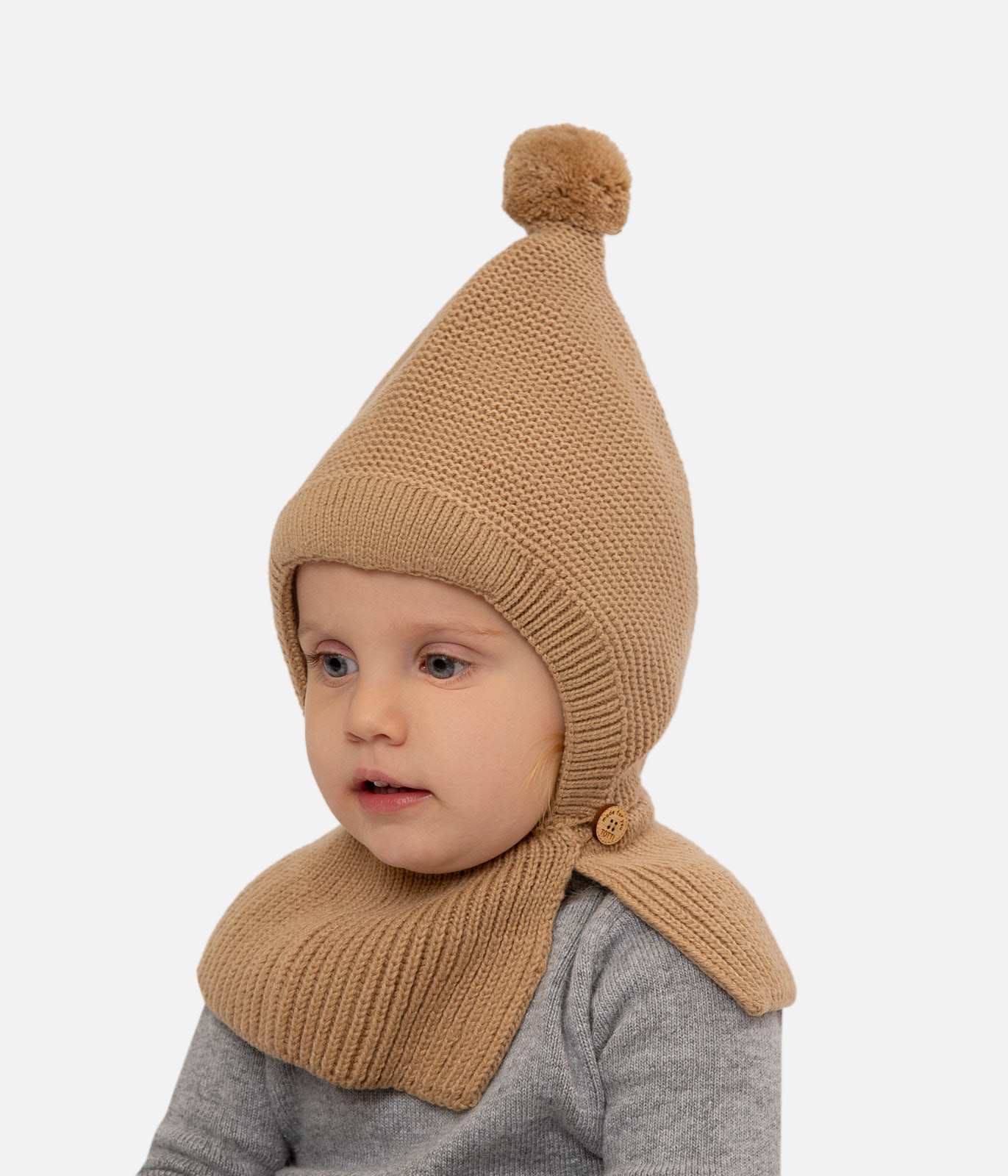 Капор Totti Kids 10721_бежевый - фото 2
