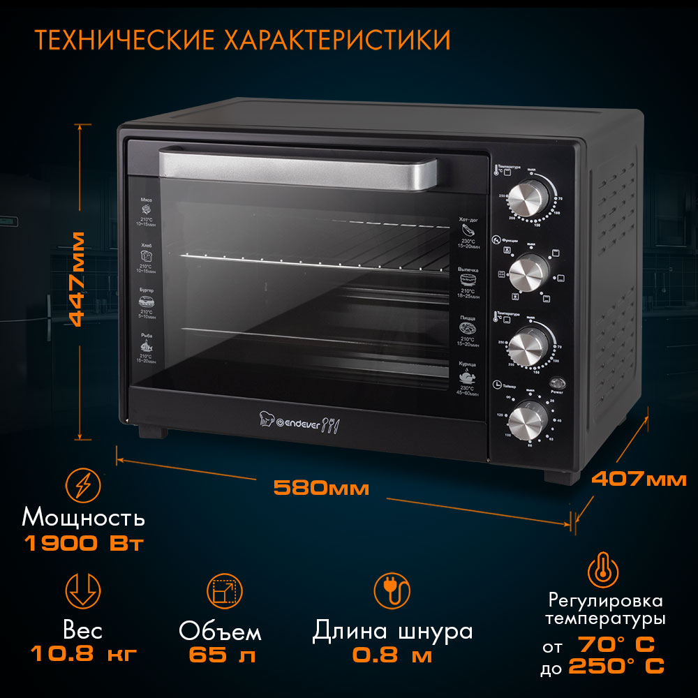 Печь ENDEVER Danko-4069 - фото 2