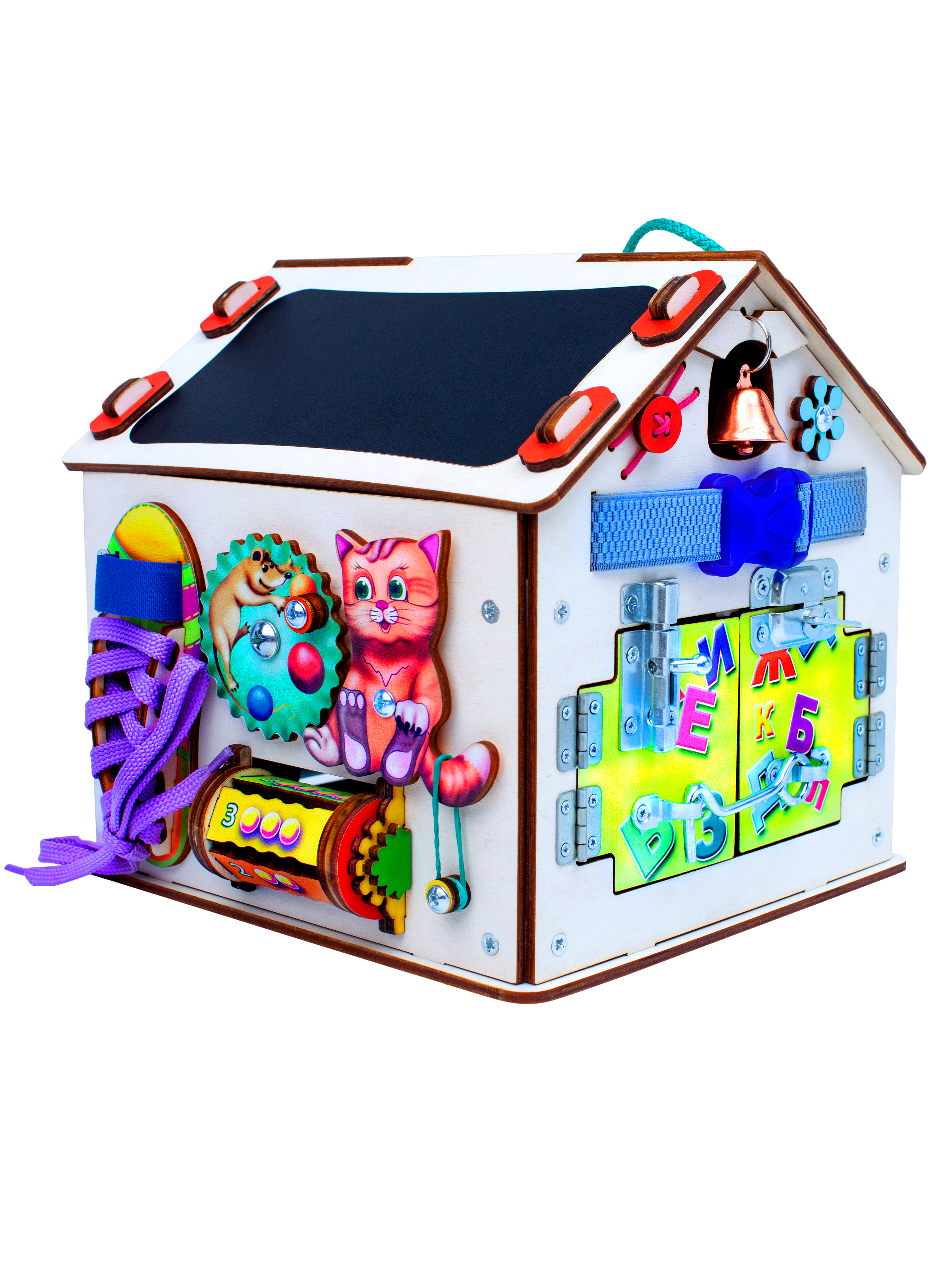 Игрушка Jolly Kids бизиборд Котик - фото 2