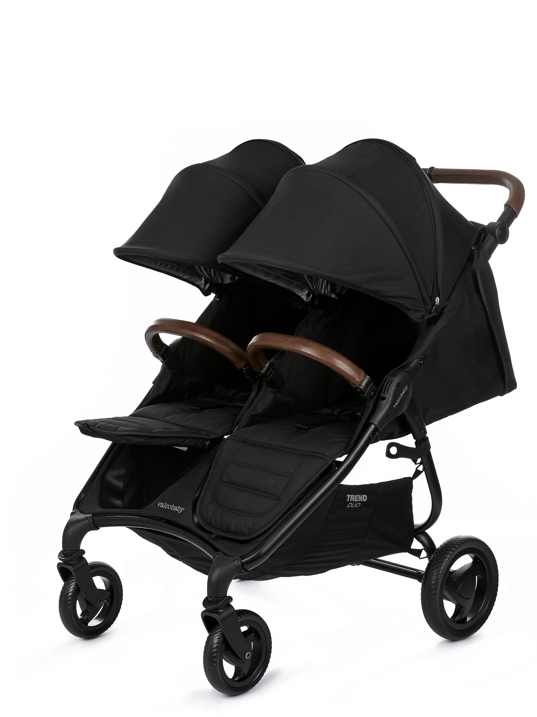 Коляска прогулочная для двойни Valco baby Snap Duo Trend / Night черный - фото 12
