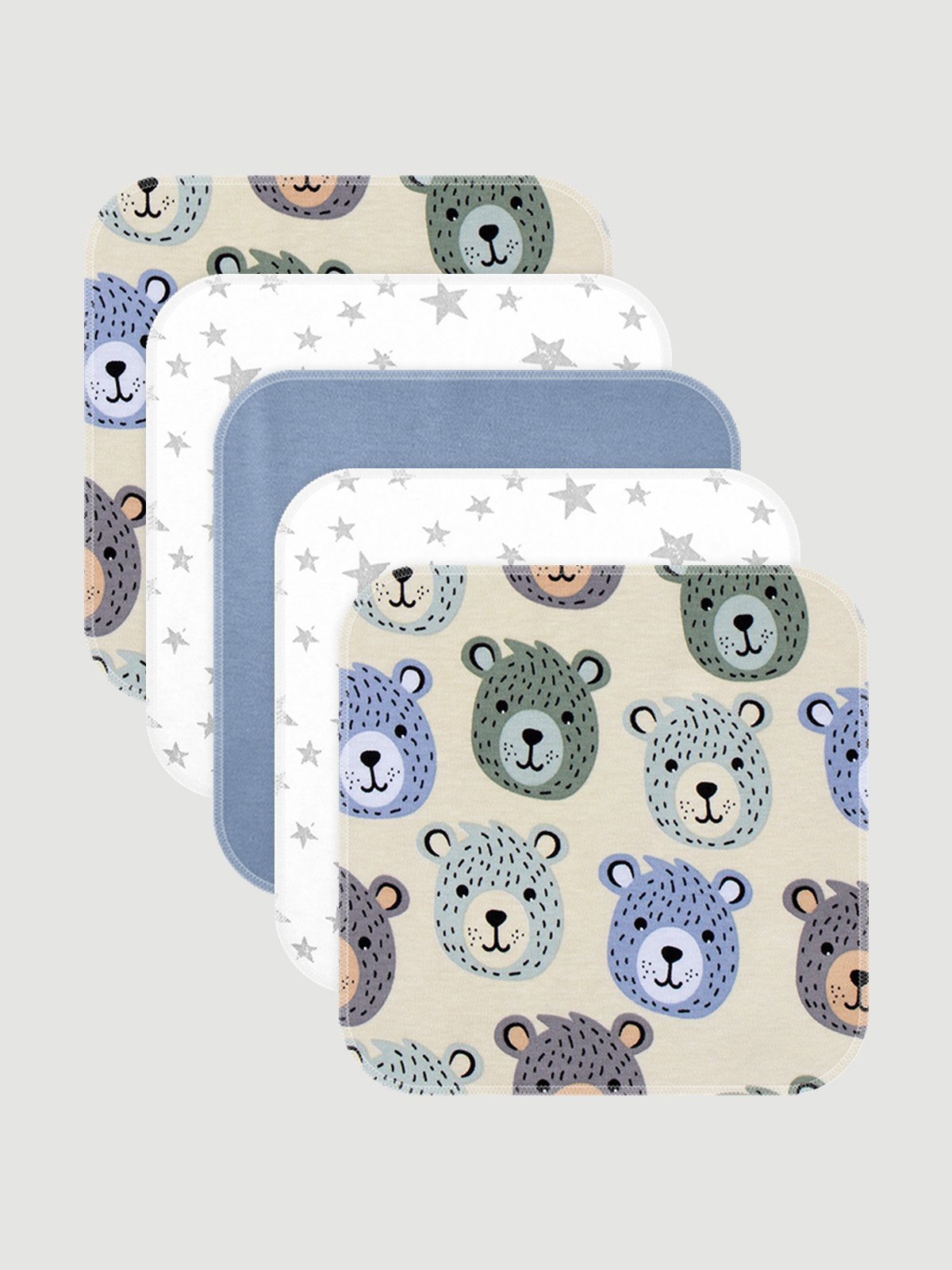 Нагрудник Mjolk текстиль 5 шт. - фото 2