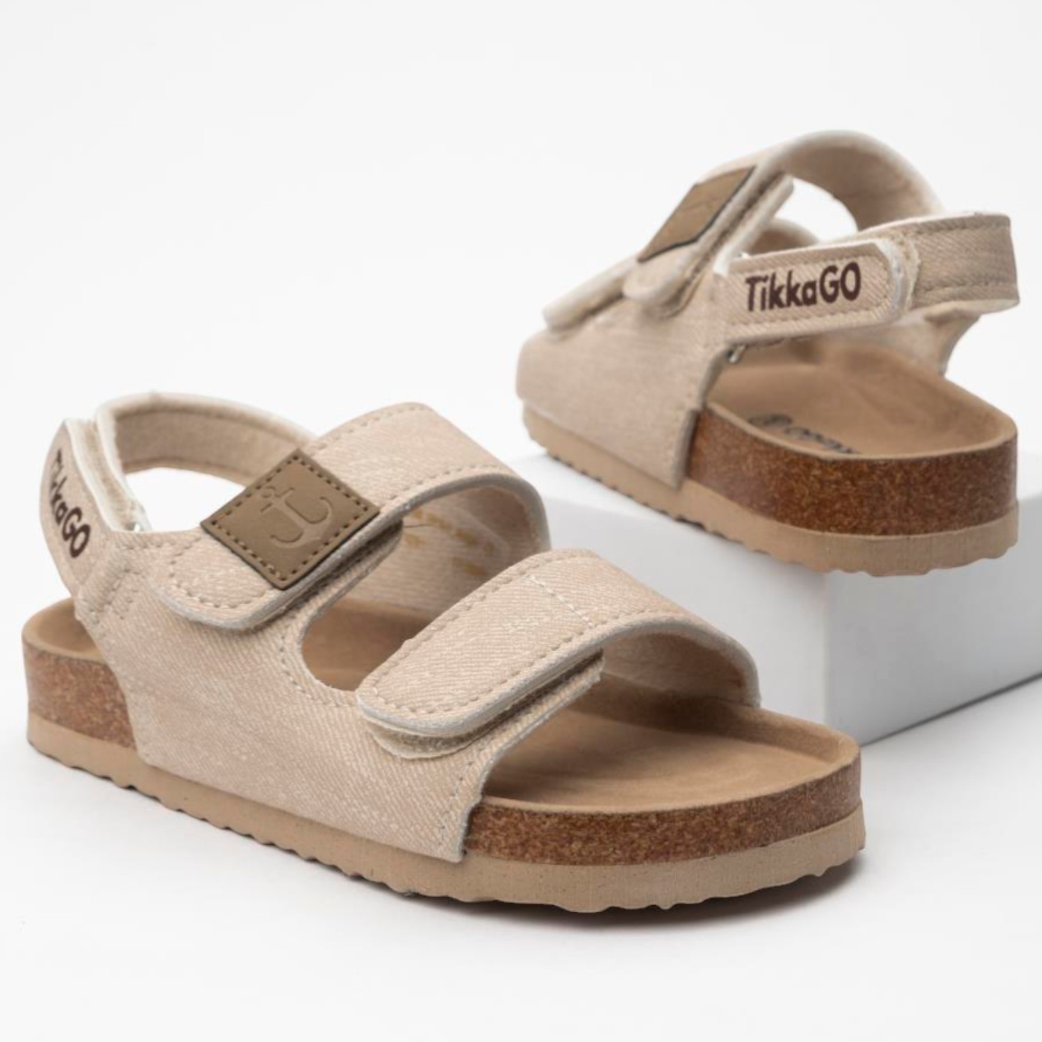 Сандалии TikkaGo 2N08_1016-1_beige - фото 2