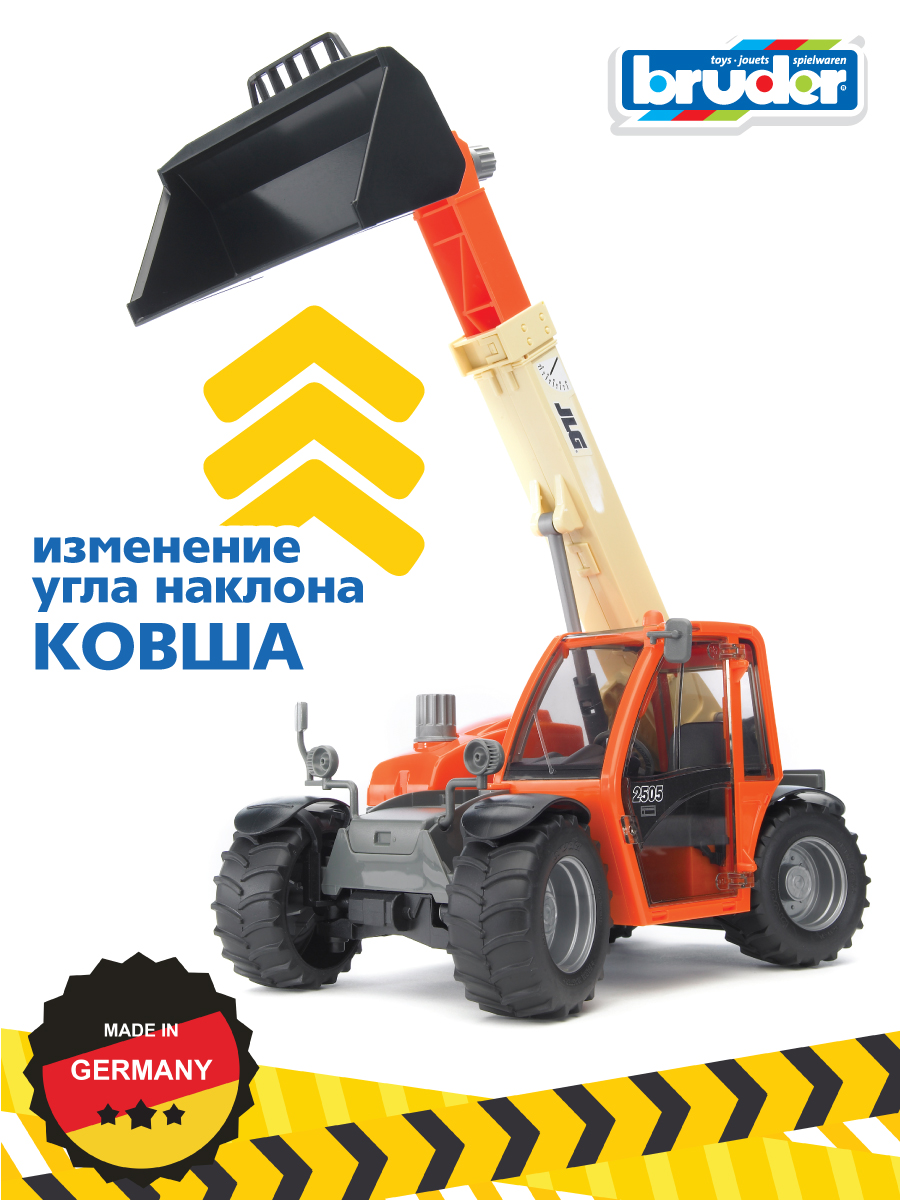 Погрузчик Bruder колёсный Telehandler 1:16 02-140 - фото 6