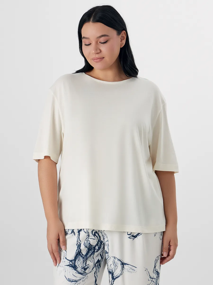 Пижама Mark Formelle (Марк Формэль) 592541/молочный +лошади на молочном - фото 3