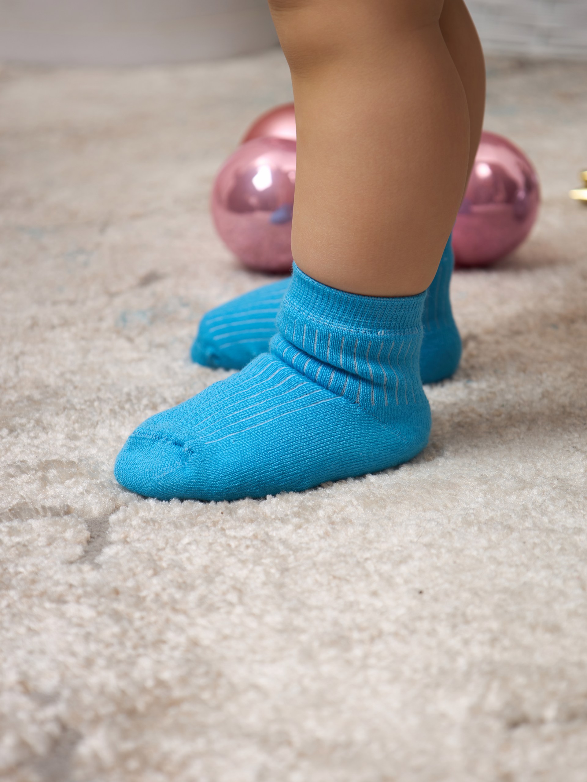 Носки 3 пары ALEX YVN BT-1650-3-бирюз.бел.зел. - фото 10