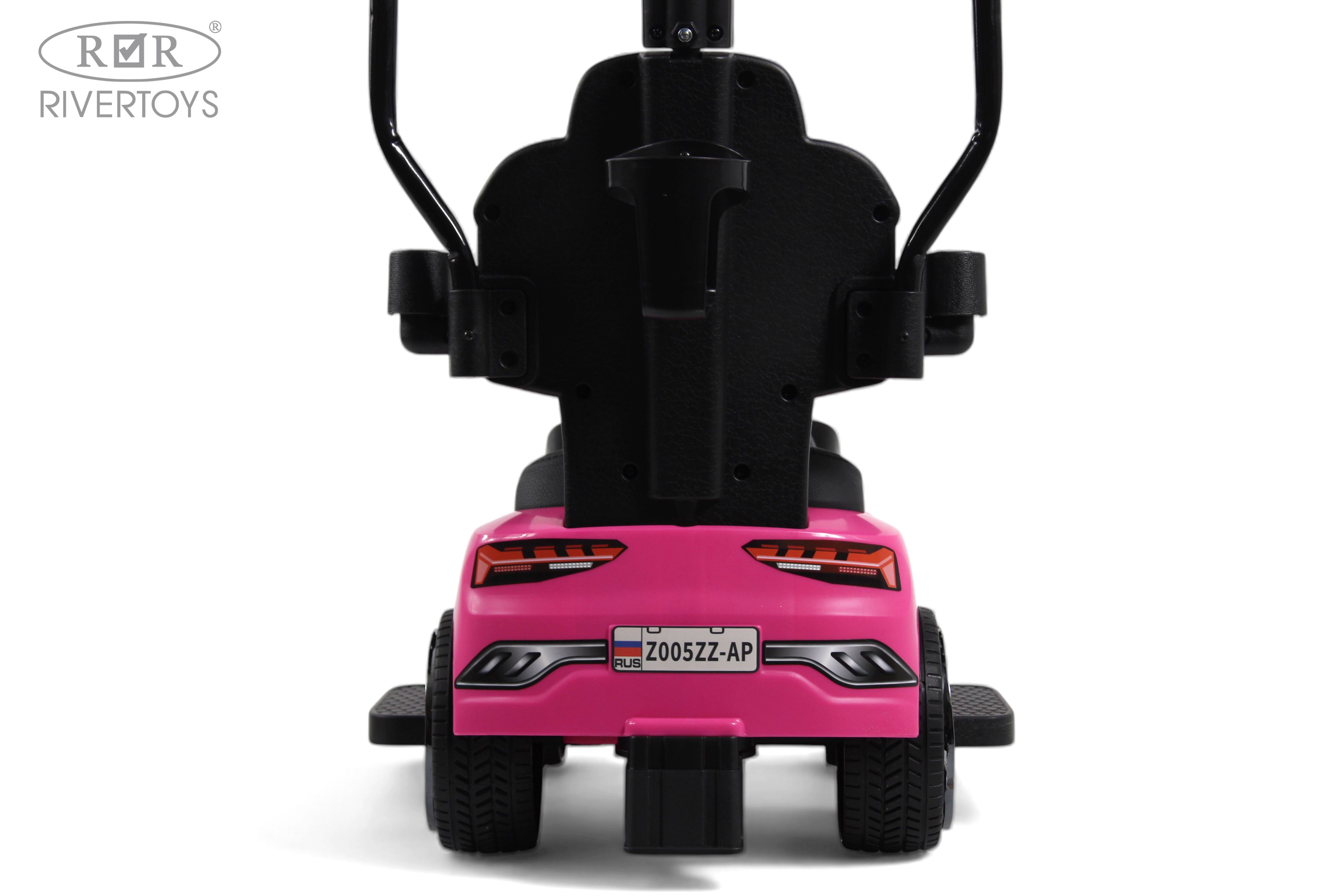 Каталка RIVERTOYS Z005ZZ-AP-PINK розовый - фото 13