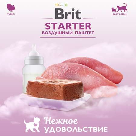 Корм для котят Brit Premium 100г Starter Воздушный паштет