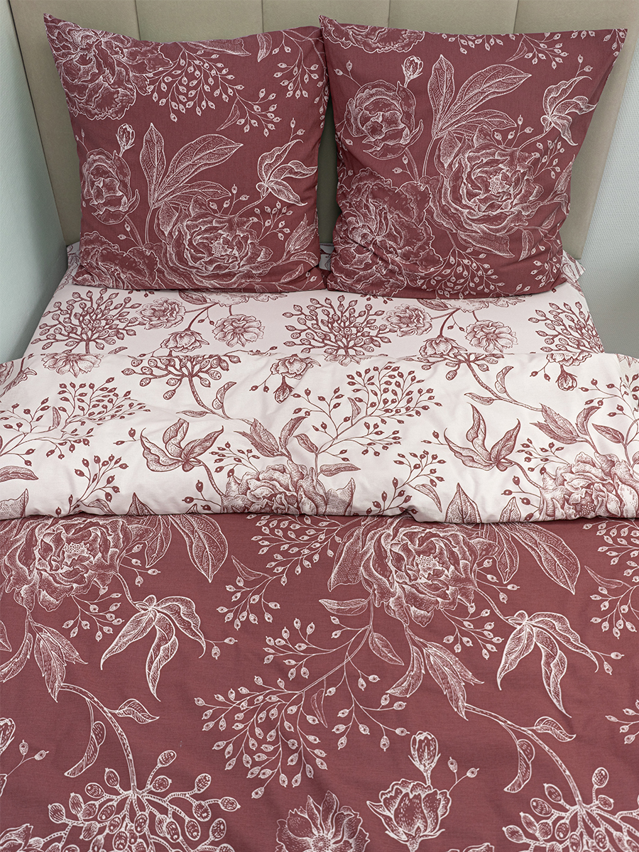 Комплект постельного белья BRAVO поплин Розалинд двуспальный 4 предм. - фото 11
